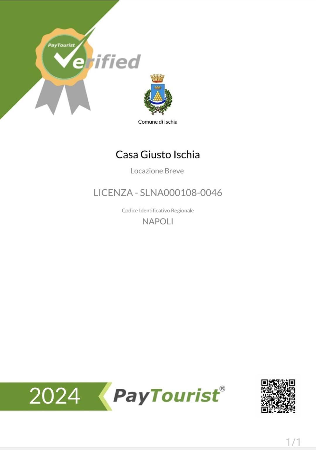Casa Giusto Ischia Lejlighed Eksteriør billede